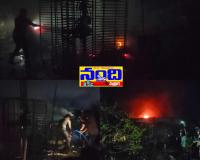 గాజులపల్లెలో భారీ అగ్నిప్రమాదం