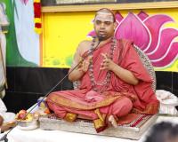 శ్రీశైలం దేవస్థానంలో విధుశేఖర భారతీ మహాస్వామి ఆలయ సందర్శన