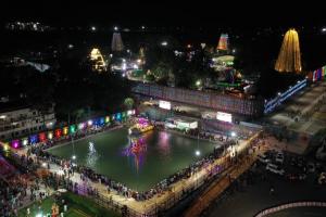 శ్రీశైలం లో  అంగరంగ వైభవంగా తెప్పొత్సవం