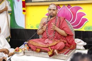 శ్రీశైలం దేవస్థానంలో విధుశేఖర భారతీ మహాస్వామి ఆలయ సందర్శన