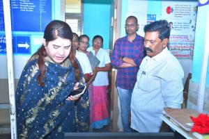 తిమ్మాపురం ప్రాథమిక ఆరోగ్య కేంద్రాన్ని ఆకస్మికంగా తనిఖీ చేసిన నంద్యాల జిల్లా కలెక్టర్ 