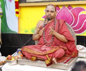 శ్రీశైలం దేవస్థానంలో విధుశేఖర భారతీ మహాస్వామి ఆలయ సందర్శన