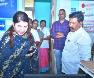 తిమ్మాపురం ప్రాథమిక ఆరోగ్య కేంద్రాన్ని ఆకస్మికంగా తనిఖీ చేసిన నంద్యాల జిల్లా కలెక్టర్ 