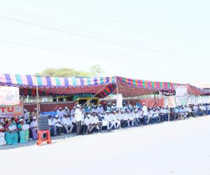 ఉపాధ్యాయుల దీర్ఘకాలిక సమస్యల పరిష్కారం కోసం పిఅర్టియూ మహా ధర్నా 